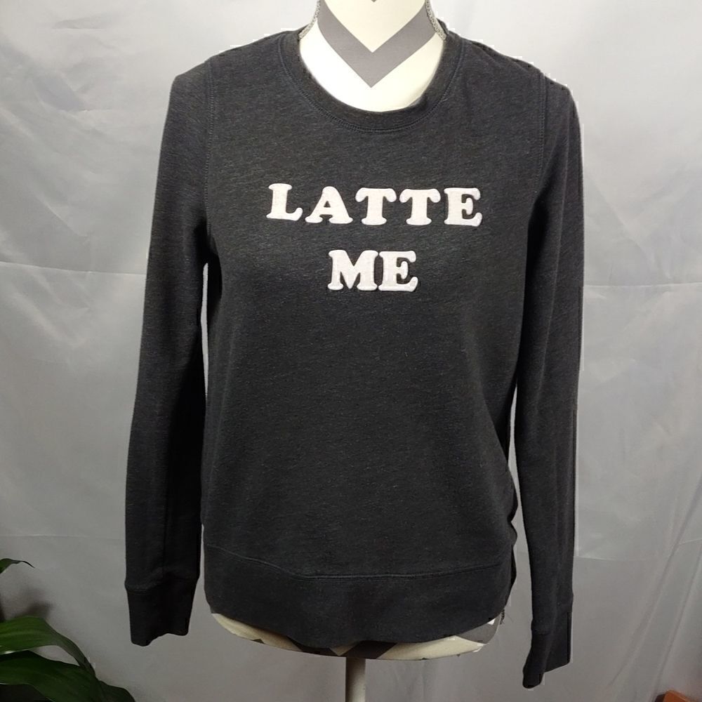 Aeropostale Grey "Latte Me" Sweatshirt